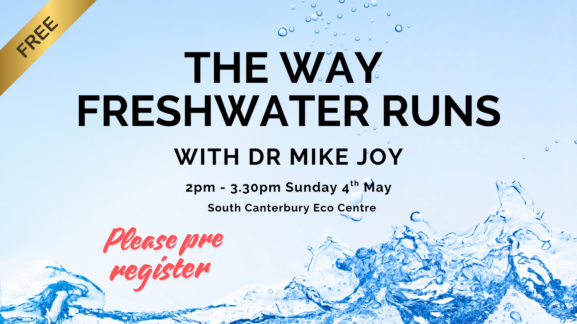 The Way Freshwater Runs