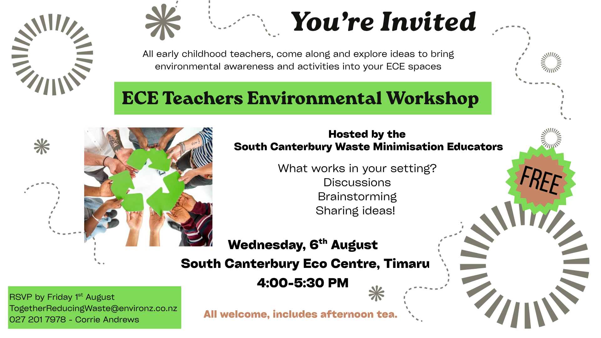 Early Childhood Educators Environmental Awareness Workshop